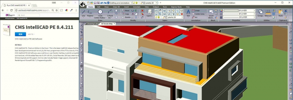 New CMS IntelliCAD Premium Cloud-based CAD Software